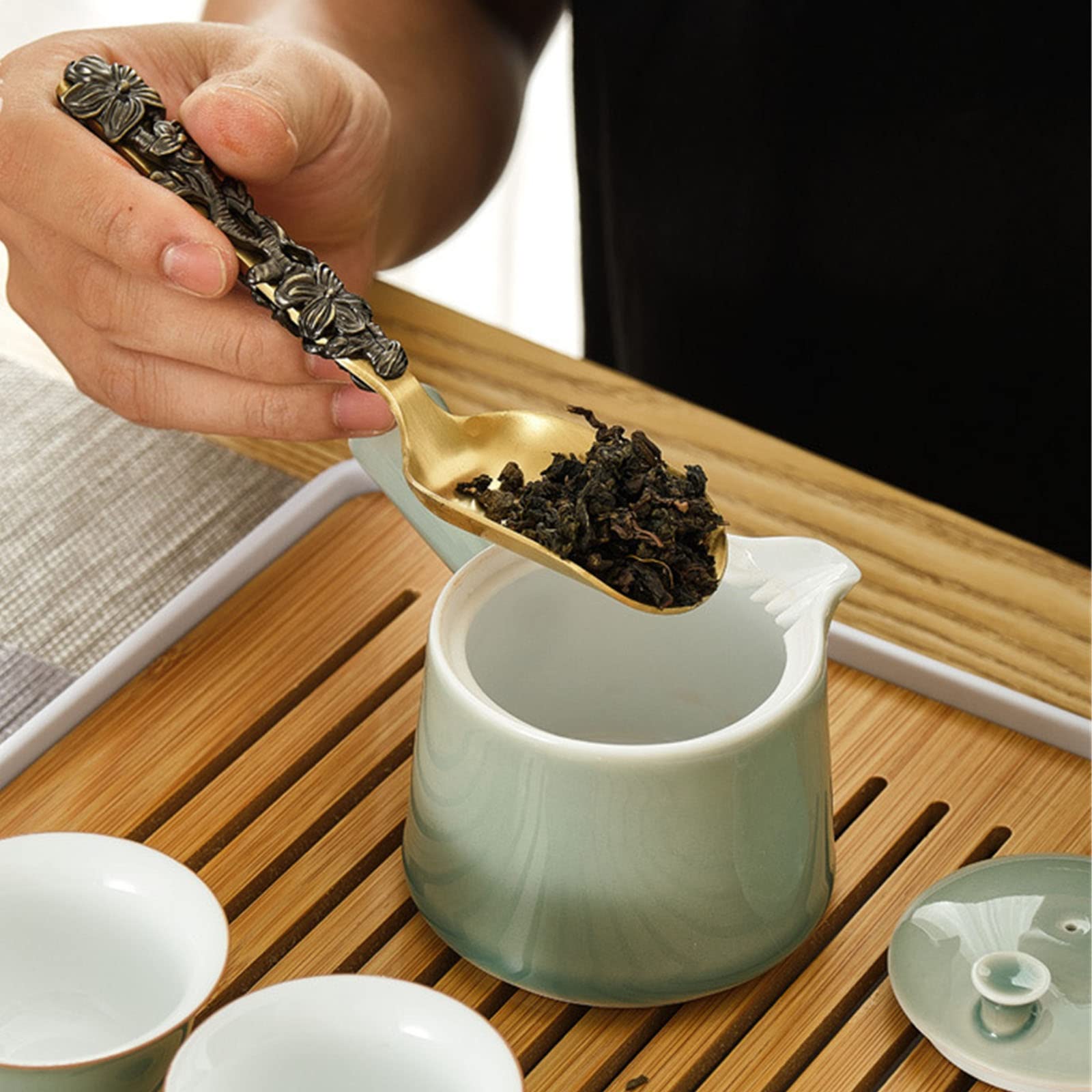 Amazon | 茶さじスプーン 茶葉スプーン ティースプーン カンフー茶器